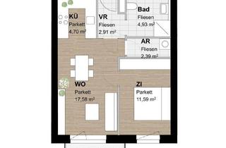 Wohnung mieten in Ankerstraße 2 & 2a, 8054 Graz, Schicke 2-Zimmer-Wohnung mit großzügigen Balkon in Graz-Straßgang