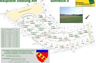 Grundstück zu kaufen in Am Sonnblick, 3522 Lichtenau, Baugrundstück in der Siedlung Süd - Am Sonnblick II