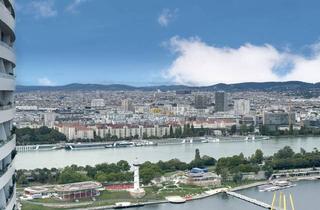 Wohnung kaufen in Wagramer Straße, 1220 Wien, Premium-Wohnen am Wasser mit spektakulärem Wien-Panoramablick | provisionsfrei