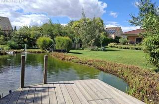 Haus kaufen in Bahnhof Gramatneusiedl, 2440 Gramatneusiedl, Bungalow nahe Wien - Top-Zustand - Schwimmbiotop - parkähnlicher Garten - Garage - Werkstatt