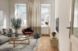 Wohnung kaufen in Lustkandlgasse, 1090 Wien, Altbaujuwel mit Blick auf die Canisiuskirche - Eleganz trifft Wiener Charme