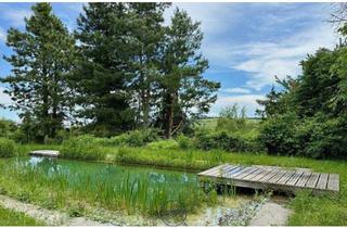 Grundstück zu kaufen in 3512 Unterbergern, NATUR PUR! Freizeitgrund mit Blockhütte und Naturpool unweit von Krems!