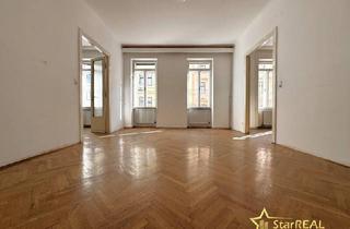 Wohnung kaufen in Josefstädter Straße, 1080 Wien, ROHDIAMANT IN TOPLAGE! U6 DIREKT. SANIERUNGSBEDÜRFTIGE 3,5 ZIMMER. FISCHGRÄTPARKETT.