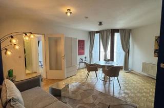Wohnung mieten in 1050 Wien, Stilvoll möblierte 2-Zimmer-Wohnung mit Loggia – urbanes Wohnen nahe dem Naschmarkt