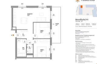 Wohnung mieten in Alfred-Grasel-Gasse 18/61, 1220 Wien, Unbefristete Neubau-Mietwohnung im Oberen Hausfeld | Termin online buchen: www.hausfeld22.at/nordlicht