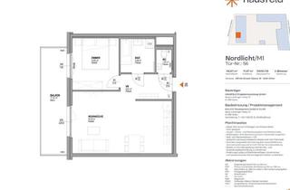 Wohnung mieten in Alfred-Grasel-Gasse 18/56, 1220 Wien, Unbefristete Neubau-Mietwohnung im Oberen Hausfeld 1.56 | Termin online buchen: www.hausfeld22.at/nordlicht