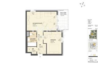 Wohnung kaufen in 3500 Krems an der Donau, KREMSER WOHNDOMIZIL2Zi- 53qm - Balkonwohnung, Lift, Tiefgarage, in beliebter Grünruhelage