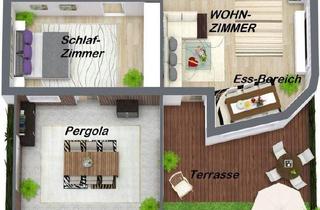 Wohnung kaufen in 8052 Graz, Bester Outdoor- und Wohlfühl Faktor auf der über 50m² großen Garten- und Sonnen Terrasse, Garten südseitig, 3 Zimmer, barrierefrei in Graz Wetzelsdorf