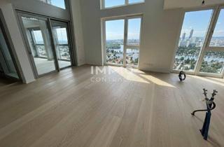Penthouse kaufen in Donau, 1220 Wien, Exklusive Penthouse Wohnung auf 2 Etagen mit atemberaubenden Ausblick auf die Donau und die Innenstadt!