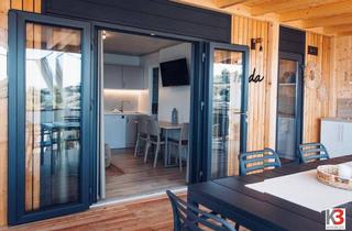 Haus kaufen in 9141 Eberndorf, K3 - MOBILHEIM IN GEHOBENER BAUWEISE: Wohnfläche 41 m2, 2 Zimmer, große Terasse und Carport. Ferienregion Klopeinersee.