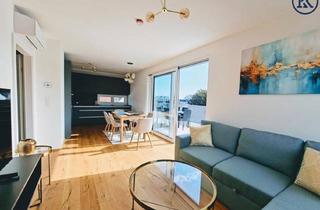 Penthouse kaufen in Aspernstraße, 1220 Wien, Moderne 2-Zimmer-Wohnung (Erstbezug) mit Großer Terrasse & Klimaanlage - Nahe der u2-Aspernstraße