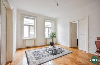 Wohnung mieten in Währinger Straße, 1180 Wien, WG-geeignet: Schöner 3,5-Zimmer-Altbau mit hofseitigem Schlafzimmer