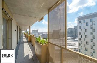 Wohnung mieten in Am Hauptbahnhof, 1100 Wien, 2 Zimmer Eckwohnung mit traumhaften Fernblick (13. Etage) im Quartier Belvedere / am Hauptbahnhof!
