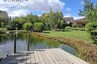 Haus kaufen in 2440 Gramatneusiedl, Bungalow nahe Wien - Top-Zustand - Schwimmbiotop - parkähnlicher Garten - Garage - Werkstatt