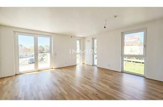 Wohnung kaufen in 2333 Leopoldsdorf, Zentral - modern - hell: Perfekte 2-Zimmer-Wohnung mit Balkon im Erstbezug in grüner Anlage