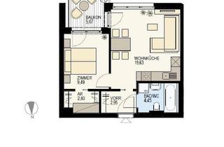 Wohnung kaufen in Schwaigergasse, 1210 Wien, SONNE, KLARE LINIEN UND EIN STIMMIGES WOHNGEFÜHL