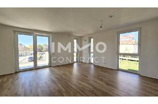 Wohnung kaufen in 2333 Leopoldsdorf, Zentral - modern - hell: Perfekte 2-Zimmer-Wohnung mit Balkon im Erstbezug in grüner Anlage