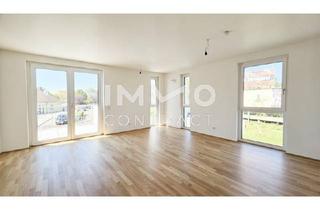 Wohnung kaufen in 2333 Leopoldsdorf, Zentral - modern - hell: Perfekte 2-Zimmer-Wohnung mit Balkon im Erstbezug in grüner Anlage