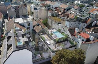Maisonette kaufen in Haydngasse 17, 1060 Wien, Penthouse mit privatem Pooldeck über den Dächern von Mariahilf