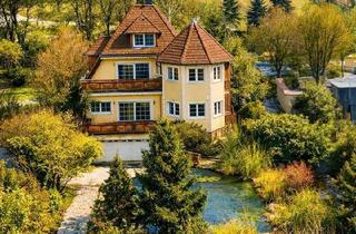 Villen zu kaufen in 2551 Enzesfeld-Lindabrunn, "Schlossvilla mit Weideland, Naturteichen & Freiheit!"