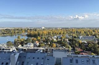 Wohnung mieten in Kratochwjlestraße, 1220 Wien, Möblierte 3 Zimmer mit Klima und verglaster Loggia nahe der Alten Donau mit herrlichem Weitblick!