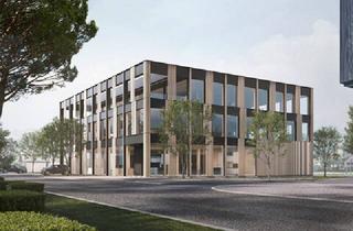 Gewerbeimmobilie mieten in 6820 Frastanz, moderner nachhaltiger Büro und Verkaufskomplex mit top Anbindung