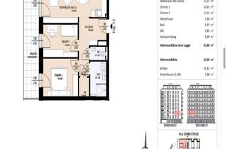 Wohnung mieten in Willi Gruber-Straße 19, 3100 Sankt Pölten, Sonnige 3-Zimmer Wohnung in Top Lage zu vergeben.