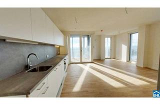 Wohnung mieten in Donau, 1220 Wien, Erstbezug – 3-Zi.-Wohnung mit Rooftop Pool & Sauna