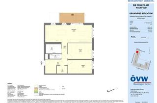 Wohnung kaufen in Oberes Hausfeld F 1, 1220 Wien, U2 "Lina Loos Platz" Oberes Hausfeld - ERSTBEZUG Top 1.27