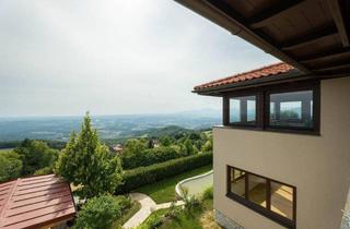 Haus kaufen in 8182 Höfling, Italienischer Flair am Kulm – ästhetisches Eck-Toskana-Haus mit unverbaubarer Fernsicht in absoluter Ruhelage mit Ganztagssonne.