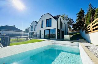 Haus mieten in 2344 Maria Enzersdorf, NEU! EXKLUSIVE VOLLUNTERKELLERTE 5 ZIMMER DOPPELHAUSHÄLFTE MIT SWIMMINGPOOL!