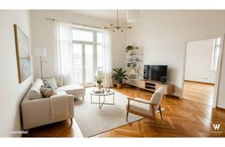 Wohnung kaufen in 1030 Wien, 4 Zimmer Altbaujuwel mit Balkon & Donaukanalblick | Erstbezug nach Renovierung