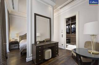 Wohnung kaufen in 1010 Wien, Klimatisierte und möblierte Vier-Zimmer-Altbauwohnung mit Balkon nahe Rudolfspark