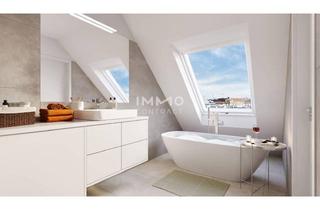 Wohnung kaufen in Brunnenmarkt, 1160 Wien, Wohnen im Dachgeschoß! 3 Zimmer, 2 Bäder en-suite! NEUBAU!