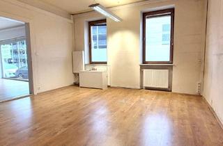 Büro zu mieten in 2500 Baden, BADEN, unweit des Zentrums und des Bahnhofes: ebenerdiges Geschäftslokal / Büro mit großer straßenseitiger Glasfront