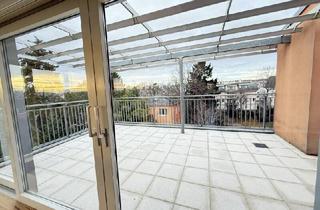 Wohnung mieten in Max-Reinhardt-Gasse, 1140 Wien, Freifläche auf zwei Terrassen mit Schönbrunnblick und Blick auf Steinhofkirche: neu sanierte und klimatisierte 2-Zimmer-Wohnung!