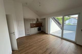 Wohnung mieten in Untere Hofmark 27, 5282 Ranshofen, Bezugsfertiger Neubau: Garconniere mit Küche & Dachterrasse in Ranshofen