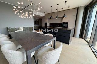 Wohnung mieten in Donau, 1220 Wien, TOP-möbliertes Apartment mit Rundumblick & Goodies (Gym, Pool, Spa, Lounges, Doorman): Neubau-Erstbezug Neue Donau