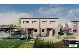 Doppelhaushälfte kaufen in 2203 Großebersdorf, Provisionsfreier Erstbezug: Doppelhaushälfte in Großebersdorf - Holzmassivbauweise, Luftwärmepumpe, PV-Anlage am Dach