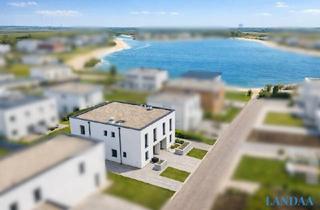 Doppelhaushälfte kaufen in 7111 Parndorf, +PROVISIONSFREI+ Wohnen am See: Moderne 5-Zimmer-Doppelhaushälfte in Parndorf!
