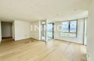 Penthouse kaufen in Donau, 1220 Wien, Stadtleben mit Weitblick und Pool: 3 Zimmer Hochhauswohnung zum Verlieben. Provisionsfrei und Erstbezug - U1 Kagran