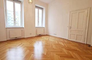 Wohnung mieten in Lazarettgasse, 1090 Wien, LAZARETTGASSE - NADLERGASSE, AKH-Nähe, sonnige 68 m2 Altbau, 2 Zimmer, Wohnküche, Wannenbad, Parketten, SAT/TV, 2. Liftstock
