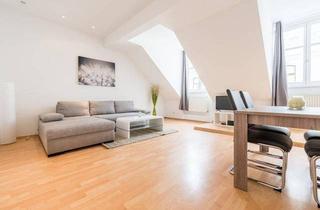 Wohnung mieten in Nestroyplatz, 1020 Wien, Privat, provisionsfreie Dachgeschosswohnung ohne Terrasse, Nähe U-Bahnstation Taborstraße (U2) und Nestroyplatz (U1) - vollmöbliert