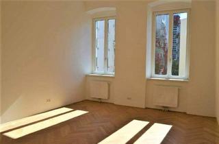 Wohnung mieten in Lazarettgasse, 1090 Wien, LAZARETTGASSE - NADLERGASSE, AKH-Nähe, sonnige 68 m2 Altbau, 2 Zimmer, Wohnküche, Wannenbad, Parketten, SAT/TV, 2. Liftstock