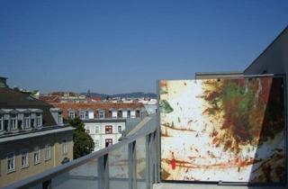 Wohnung mieten in Donaukanal, 1020 Wien, Sonniges DG-Appartement mit großer DG-Terrasse in der City - 300 m vom 1. Bezirk entfernt