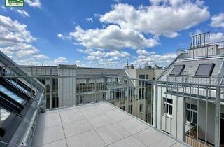 Wohnung mieten in Gebrüder-Lang-Gasse, 1150 Wien, Moderne 2-Zimmer Dachgeschosswohnung mit Klimaanlage, Einbauküche und Terrasse - ab 15.04. beziehbar!