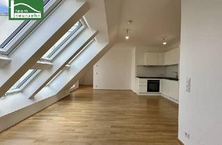 Wohnung mieten in Gebrüder-Lang-Gasse, 1150 Wien, Moderne 2-Zimmer Dachgeschosswohnung mit Klimaanlage, Einbauküche und Terrasse - ab 15.04. beziehbar! - JETZT ZUSCHLAGEN