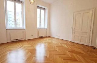 Wohnung mieten in Lazarettgasse, 1090 Wien, LAZARETTGASSE - NADLERGASSE, AKH-Nähe, sonnige 68 m2 Altbau, 2 Zimmer, Wohnküche, Wannenbad, Parketten, SAT/TV, 2. Liftstock