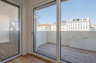 Wohnung mieten in Schönbrunner Straße 51, 1050 Wien, Entzückende 2 Zimmer Neubauwohnung mit Balkon & Wienfluss-Blick im 6. Stock - ab Mai 2026!