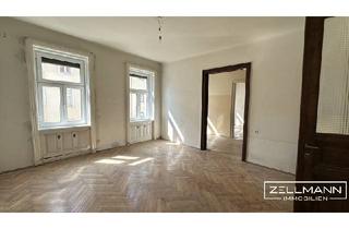 Wohnung kaufen in Böcklinstraße, 1020 Wien, Pratercottage: Charaktervolle Altbauwohnung mit Entwicklungspotenzial | ZELLMANN IMMOBILIEN